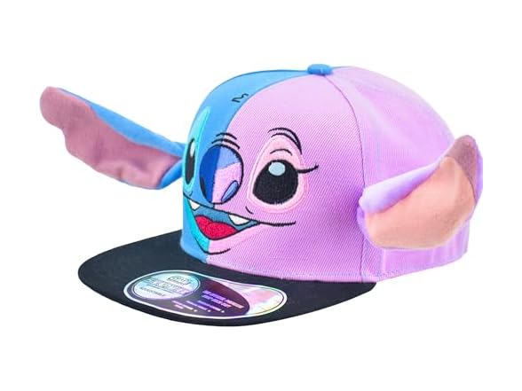 Disney Stitch Angel Face Baseball Cap