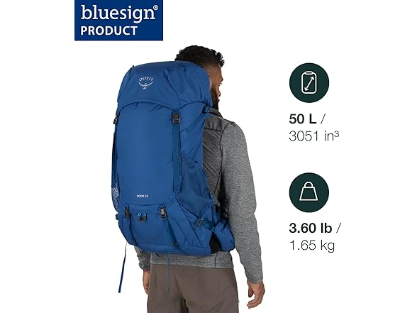 Osprey Rook Hiking Backpack 50L