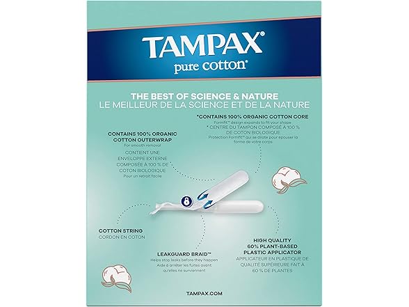 Tampax Pure Cotton, 24ct
