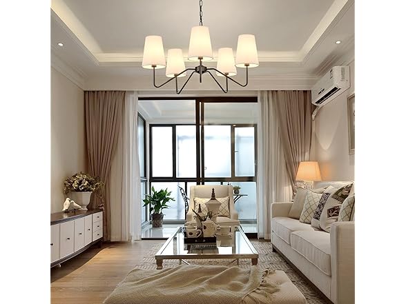 Bosceos 5-Light Modern Chandelier