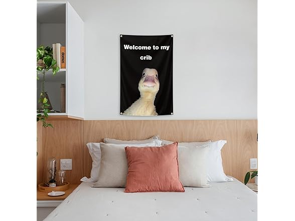 Generic Welcome to My Crib Flag