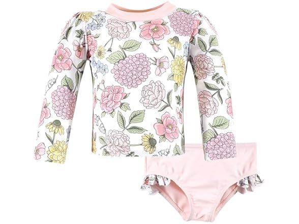 Hudson Baby Unisex Swim Rashguard Set