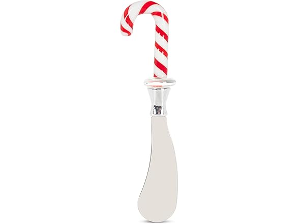 Abbott Collection Candy Cane Topped Pate Spreaders. Set of 2 