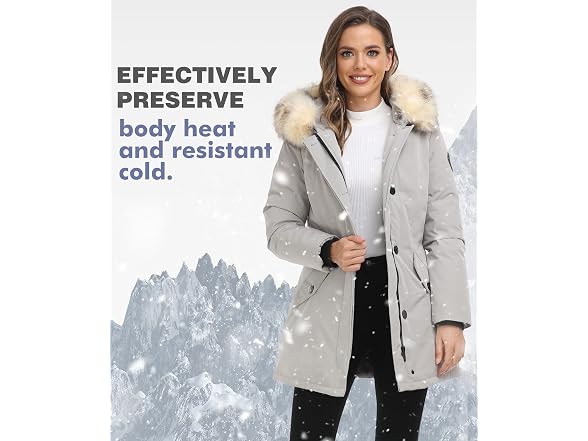Puremsx Girls (M) Down Jacket Water Resistant Coat