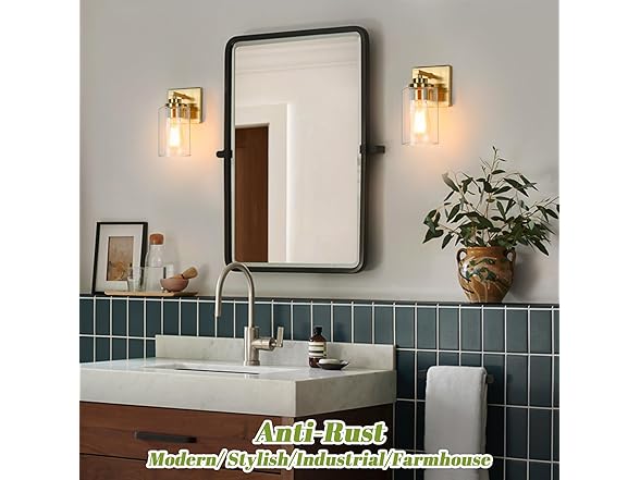VerRon Wall Sconces, Bathroom Light Fixtures