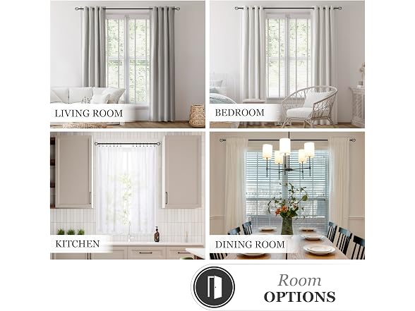 Kenney PiecePerfect - Cage Multipart Decorative Curtain Rod