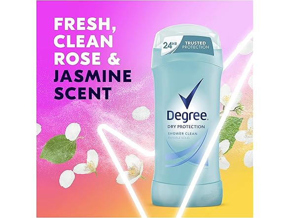 Degree Shower Clean Deodorant 2.6oz 2pk