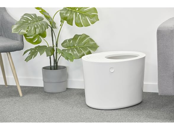Iris Ohyama, Plastic Litter Box with Top Entr