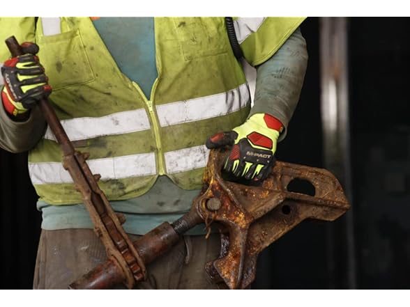 (3pr) Mechanix Wear M-Pact Knit Hi-Viz CR3A3 Glove