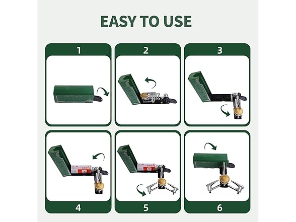 RENJJPBO Camping Gas Stove Portable