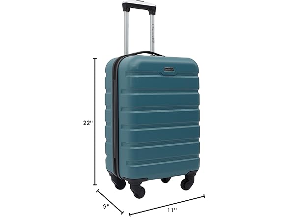 Travelers Club Harper Luggage, Hydro, 22-Inch Carry-On