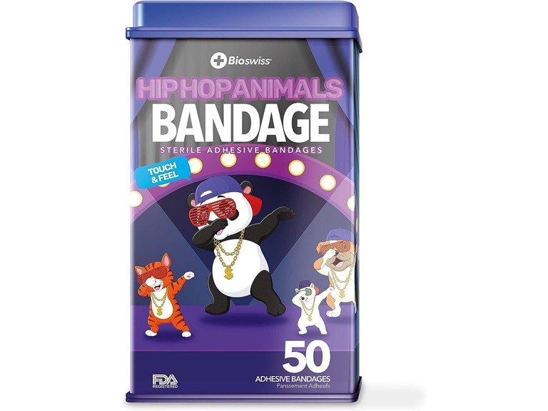 2Pk Animals Shaped Self Adhesive Bandage