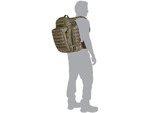 5.11 Tactical Backpack – Rush 72 2.0 – Pack and Laptop Compartment, 55 Liter, Large, Style 56565 – Kangaroo (Open Box)