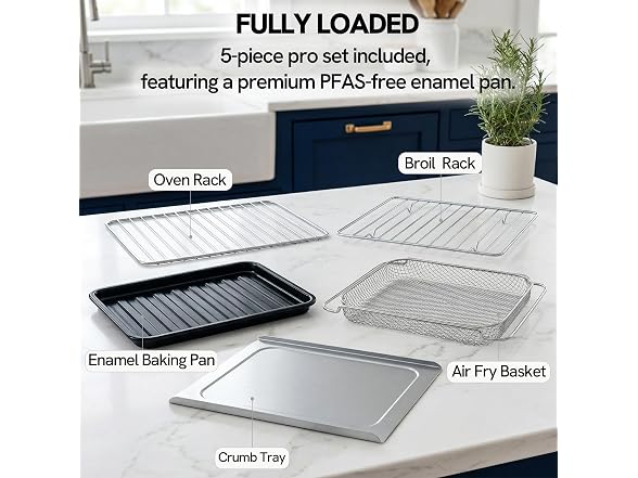 VAL CUCINA air fryer toaster oven