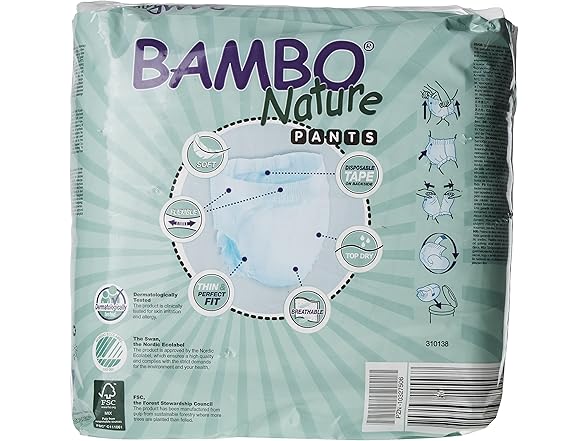 Bambo Nature Eco Friendly Baby Training Pants Cl - Gallery 2