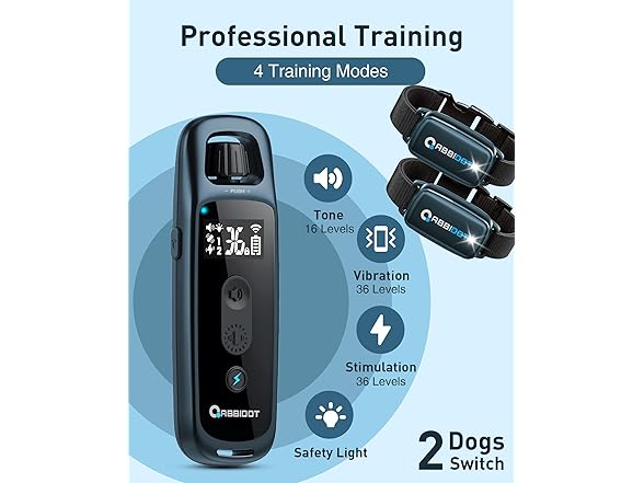 ABBIDOT Dog Training Collar, 3300 ft