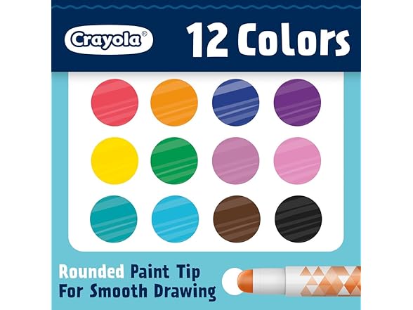 Crayola Acrylic Paint Doodle Sticks (12ct)