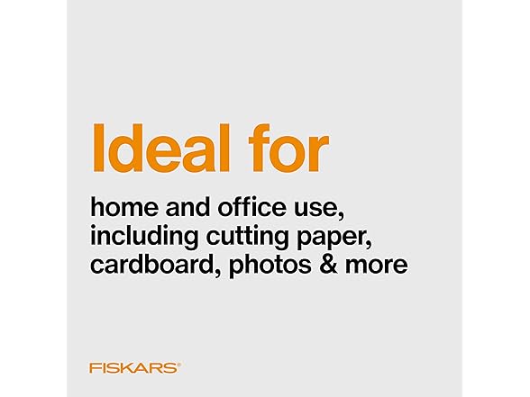 Fiskars 8” Everyday Stainless Steel Scissors 2Pk