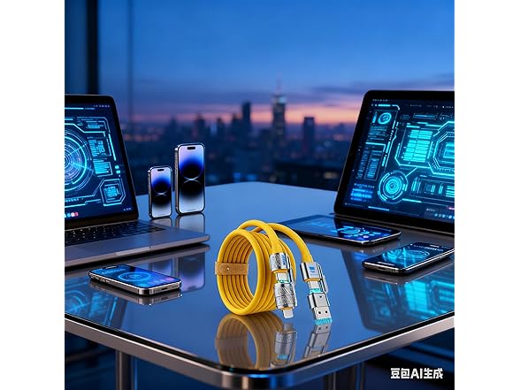 Magic 4-in-1 Multi USB-C Fast Charge 240W Charging Cable 4.8FT