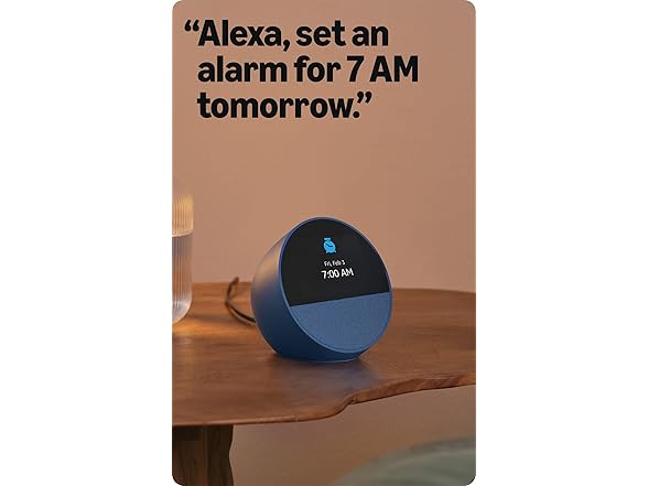 (Like-New) Amazon Echo Spot (2024) (NO POWER ADAPTER)