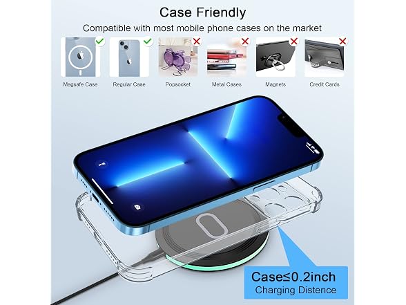 UorMe 15W Wireless Charger Samsung Fast Charging Pad