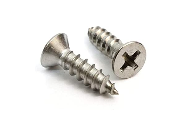 Flat Head Wood Screw- Choose Size (#6 x 3/4)