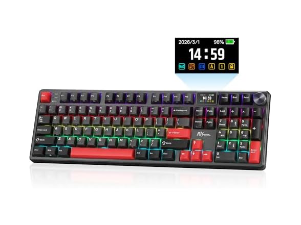 RK ROYAL KLUDGE S104 Wireless Keyboard