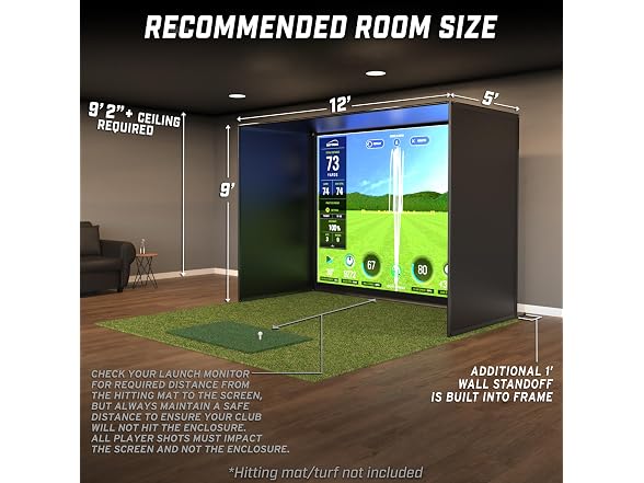 GoSports 12 x 9 ft Golf Simulator