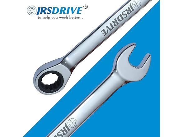 JRSDRIVE E-2257-08S 8pc Ratcheting Wrench Set