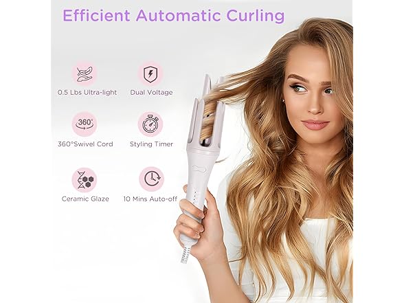ZZR SEVEN Automatic Curling Iron