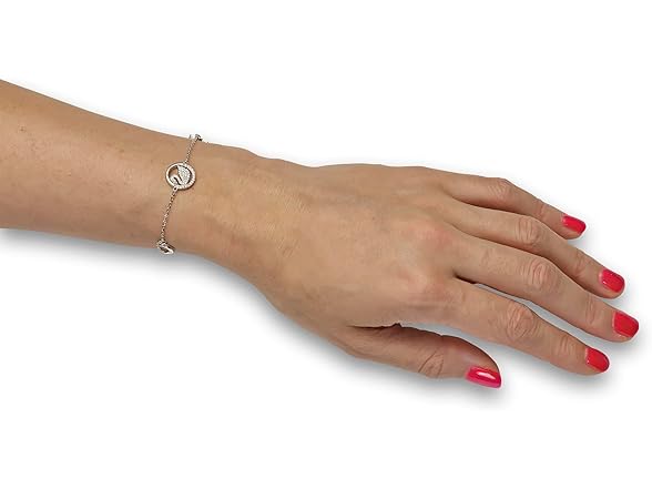 Namomi Silver Swan Bracelet Moon Stars