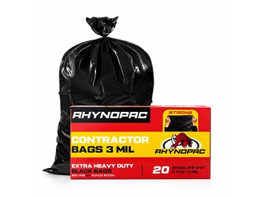 $15.99 42 Gallon 3 Mil Contractor Trash Bag dealfomo