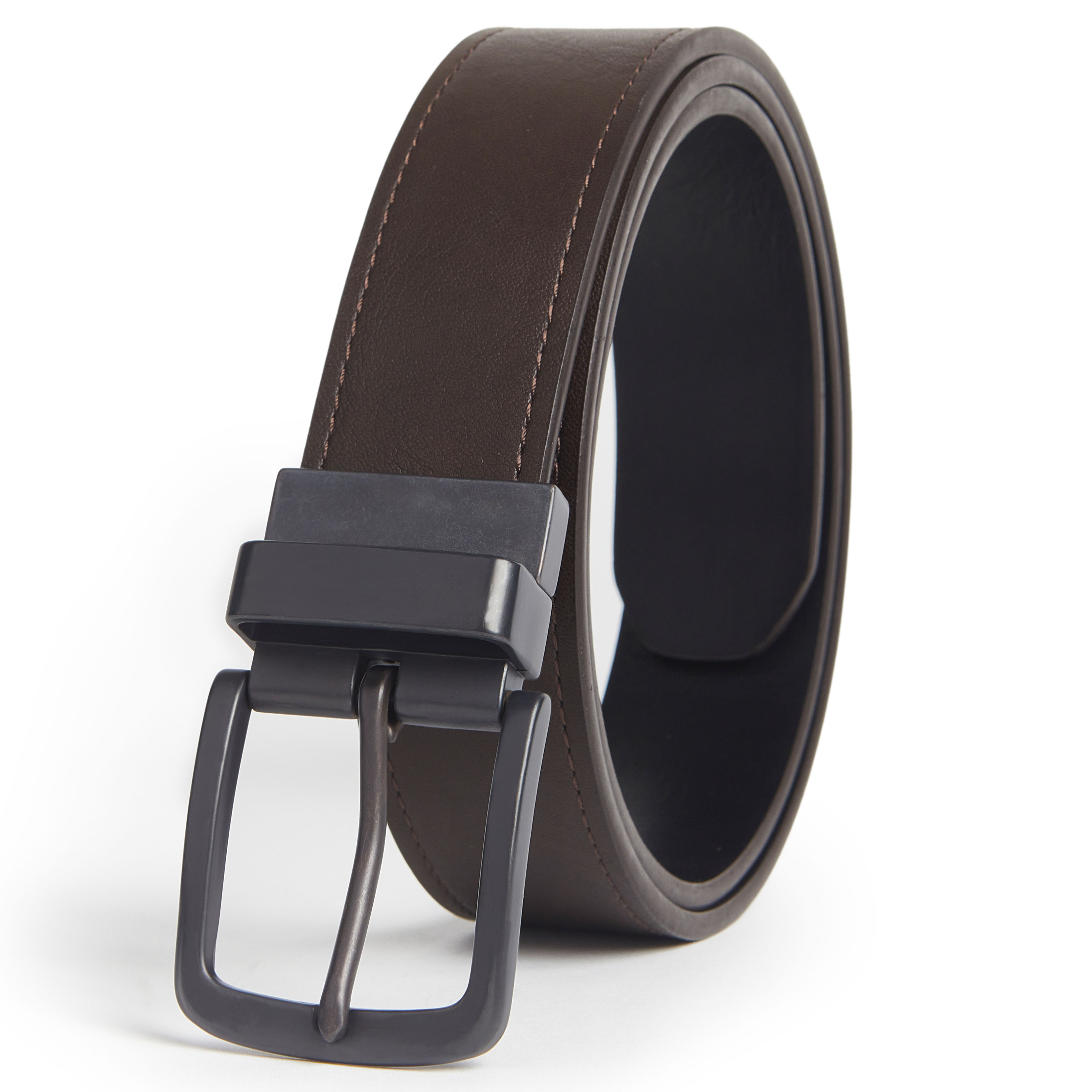 G.B. Casual Reversible Leather Belt - Gallery 22