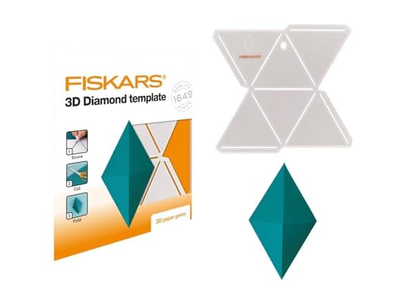 Fiskars Gems 3D Paper Jewel White