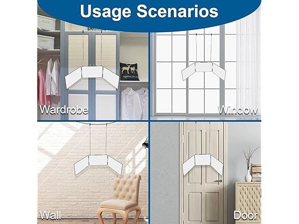 LMZNXCZ 3 Way Mirror for Self Hair Cutting