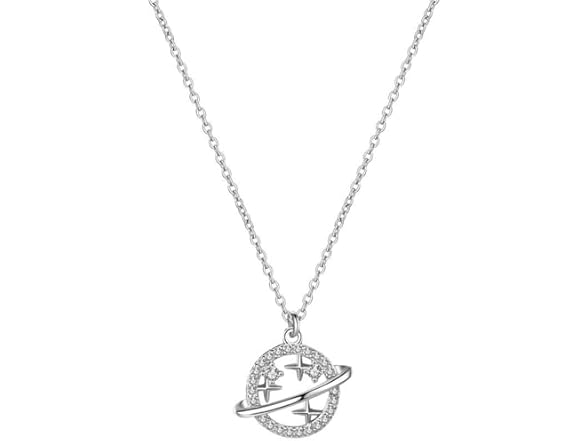 colobublie Saturn Crystal Necklace