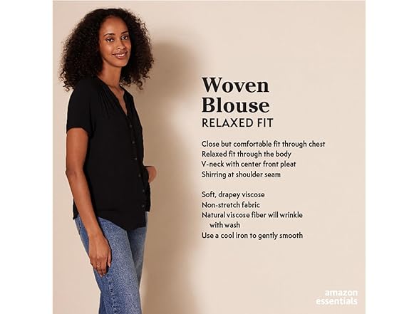 Amazon Essentials Womens Woven Blouse