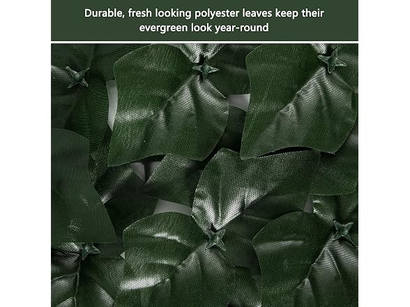 Moeput Faux Ivy Privacy Fence 98' X 39" - Gallery 3