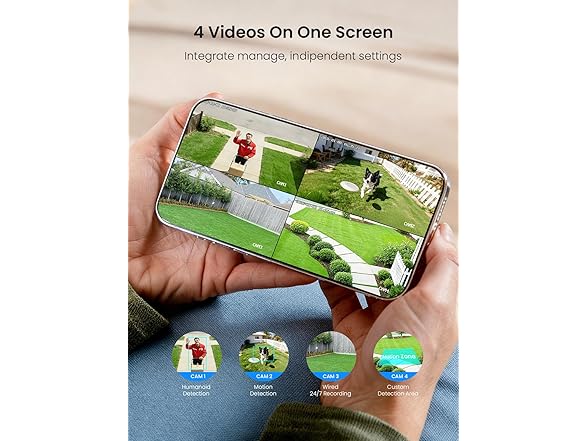 GAIEXCE 4 Cam Security Kit | Expandable