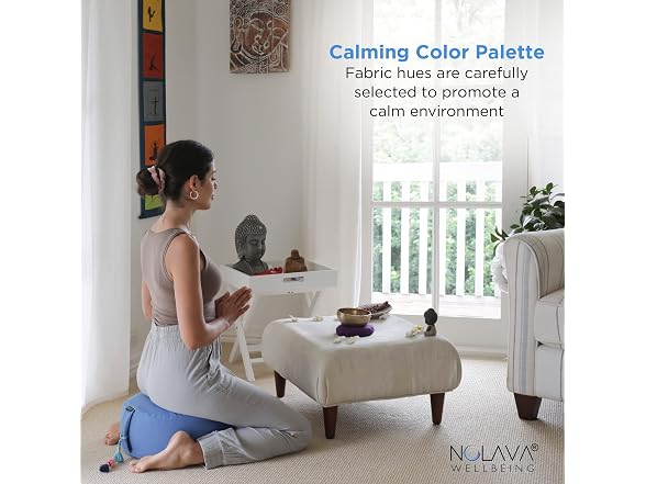 NOLAVA Round Zafu Meditation Cushion