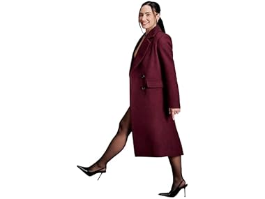 $15.99, Was $99.90, 83% Off! Amazon Essentials Women Regular-fit Double Coat dealfomo
