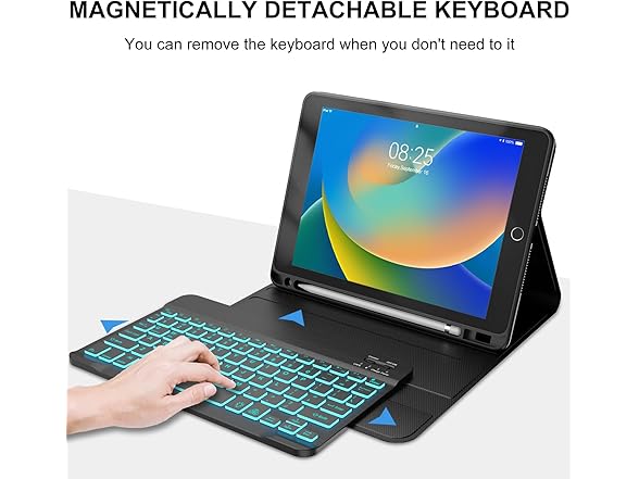 iPad 10.2in Case with Detachable Keyboard