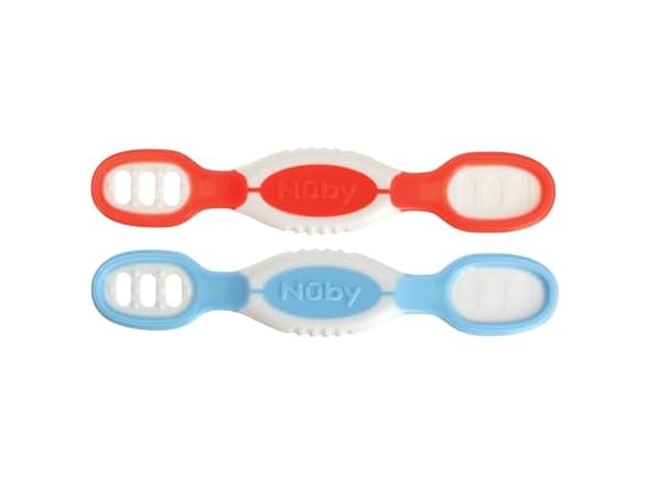 Nuby Dip & Scoop Spoons - (2-Pack)
