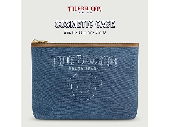True Religion True Religion Women's Makeup Bag, Small