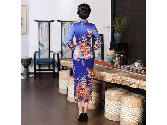 Shanghai Story Women (XL) Long Cheongsam Dress