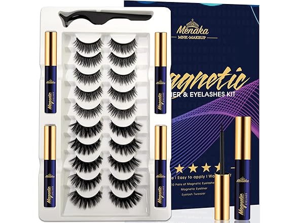 MENAKA Magnetic Eyelashes Kit