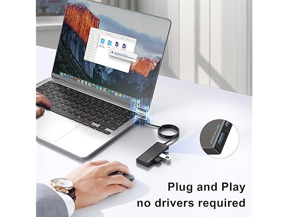 ANYPLUS Multiport USB Splitter Adapter Hub