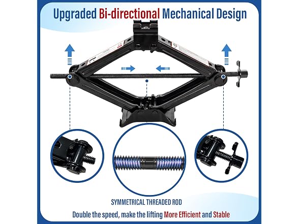 2 Ton Scissor Jack Kit for Car