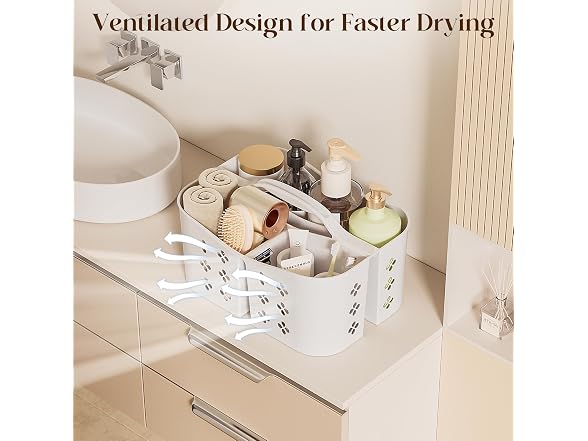 PQH Portable Shower Caddy White - Gallery 5
