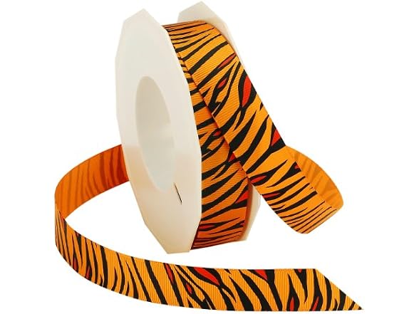 Morex Ribbon Tiger Grosgrain Ribbon,